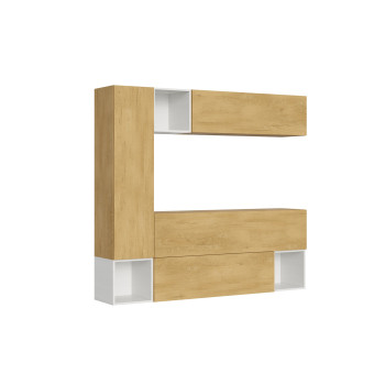 Compositions Isoka - Composition murale de salon Isoka A26 L.214 P.39.2