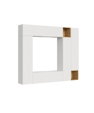 Compositions Isoka - Composition murale de salon Isoka A32 L.254 H.214