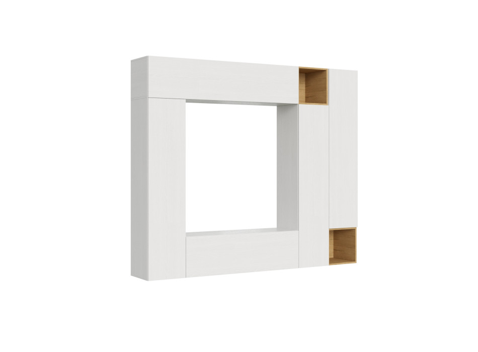 Compositions Isoka - Composition murale de salon Isoka A32 L.254 H.214