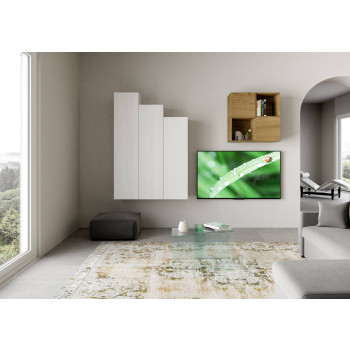 Compositions Isoka - Composition murale de salon Isoka A33 L.120 H.173,6