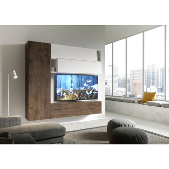 Compositions Isoka - Composition murale de salon Isoka A34 L.234 H.210