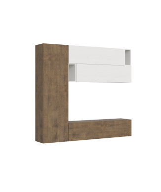 Compositions Isoka - Composition murale de salon Isoka A34 L.234 H.210