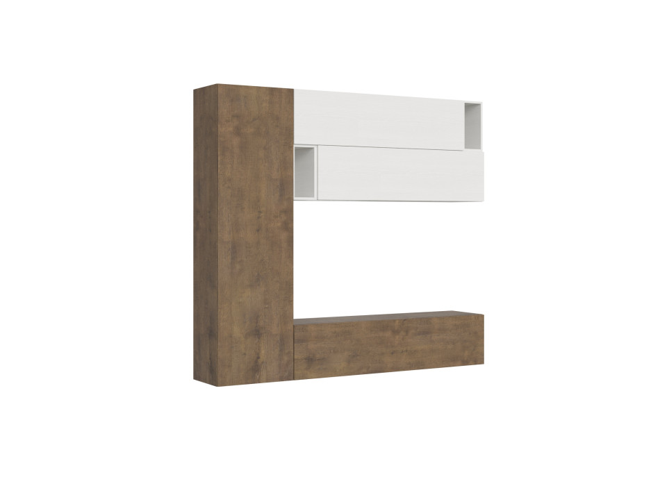 Compositions Isoka - Composition murale de salon Isoka A34 L.234 H.210