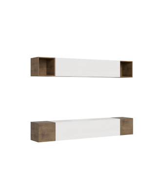 Compositions Isoka - Composition murale de salon Isoka A38 L.254 P.39,2