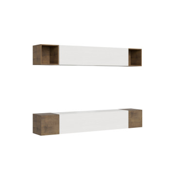 Compositions Isoka - Composition murale de salon Isoka A38 L.254 P.39,2