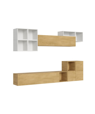 Compositions Isoka - Composition murale de salon Isoka A45 L.294 P.39,2