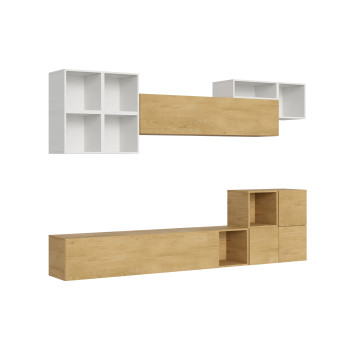 Compositions Isoka - Composition murale de salon Isoka A45 L.294 P.39,2