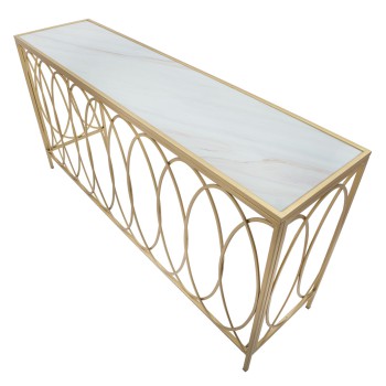 CONSOLE D'ARC SIMILAIRE EN MARBRE