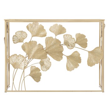CONSOLE EN FER FEUILLE