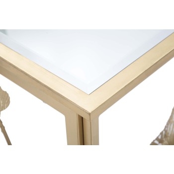 CONSOLE EN FER FEUILLE