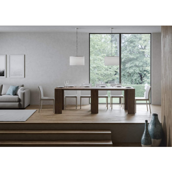 Console Allin - Console extensible 78x47/299 cm Spatule Allin blanche avec extensions intérieures