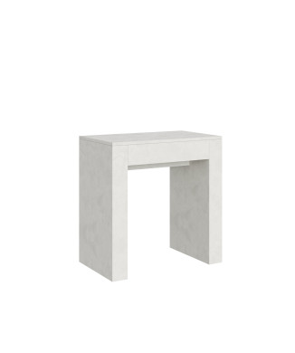 Console Allin - Console extensible 78x47/299 cm Spatule Allin blanche avec extensions intérieures
