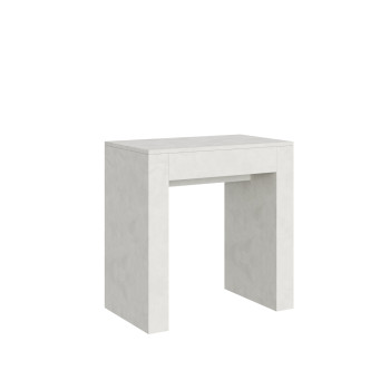 Console Allin - Console extensible 78x47/299 cm Spatule Allin blanche avec extensions intérieures