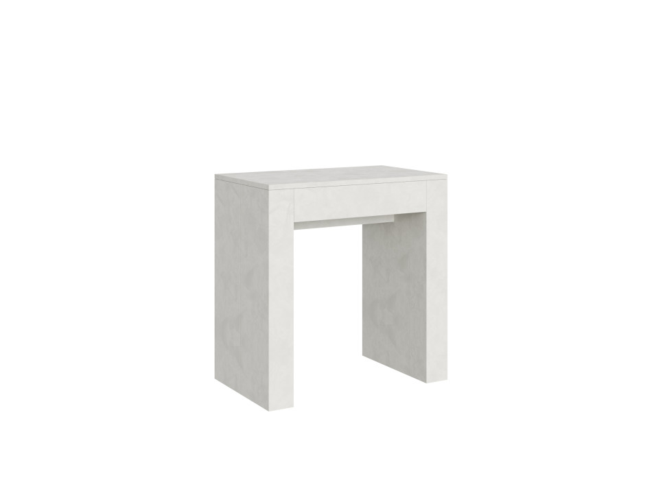 Console Allin - Console extensible 78x47/299 cm Spatule Allin blanche avec extensions intérieures