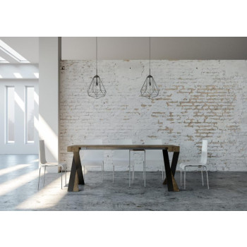 Console extensible 90x40/196 cm Diago Small structure anthracite