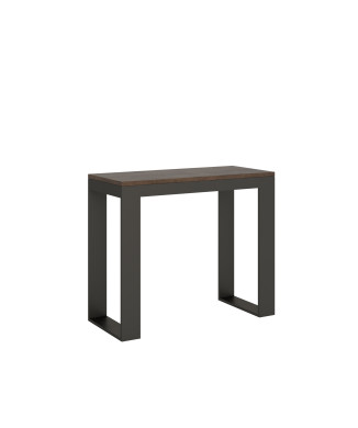 Console extensible 90x40/196 cm Tecno Small Evolution Structure anthracite
