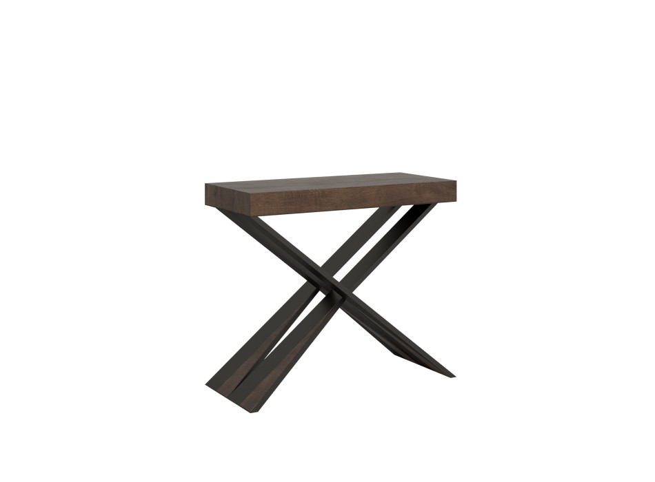 Console extensible 90x40/300 cm Diago structure anthracite