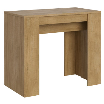 Console Basic - Console extensible 90x48/204 cm Basic Small Frêne blanc