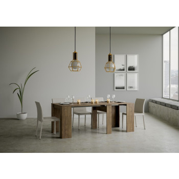 Console Basic - Console extensible 90x48/308 cm Basic Frêne blanc