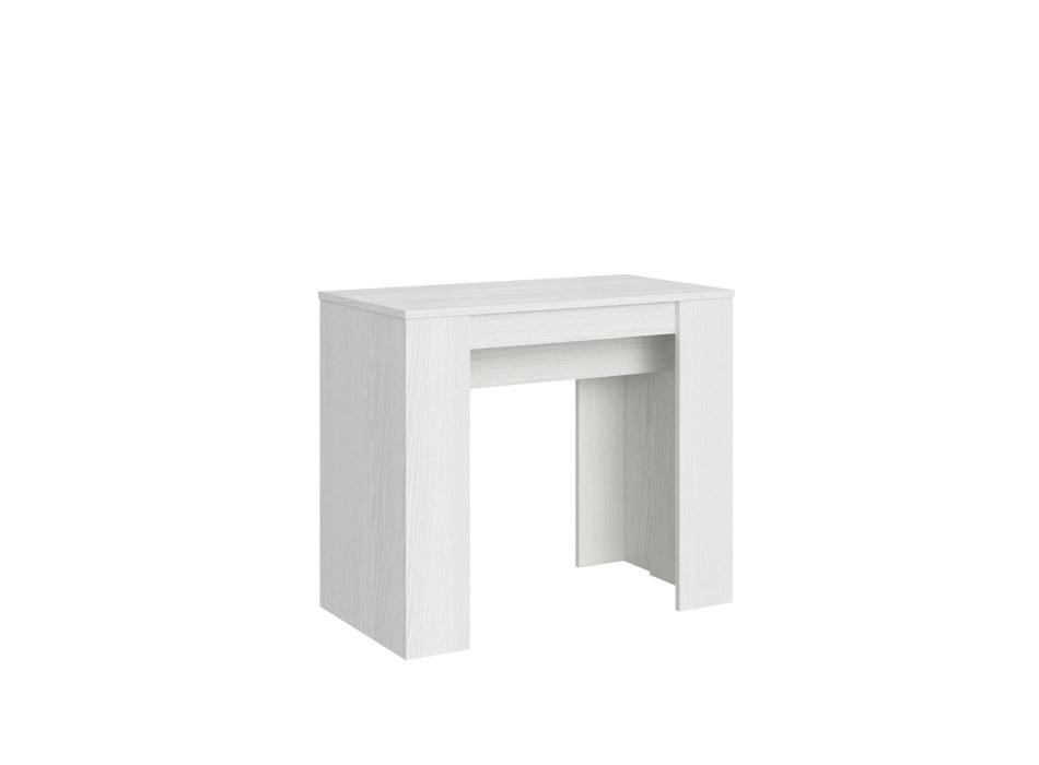 Console Basic - Console extensible 90x48/308 cm Basic Frêne blanc