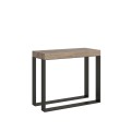Table console extensible 90x40/300 cm Elettra Premium structure anthracite