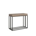 Table console extensible 90x40/196 cm Epoca Small structure Anthracite