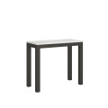 Table console extensible 90x40/300 cm Everyday Evolution Structure anthracite