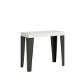 Table console extensible 90x40/300 cm structure Flame Anthracite