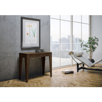 Console Isotta - Console extensible 90x42/198 cm Isotta Small Frêne blanc