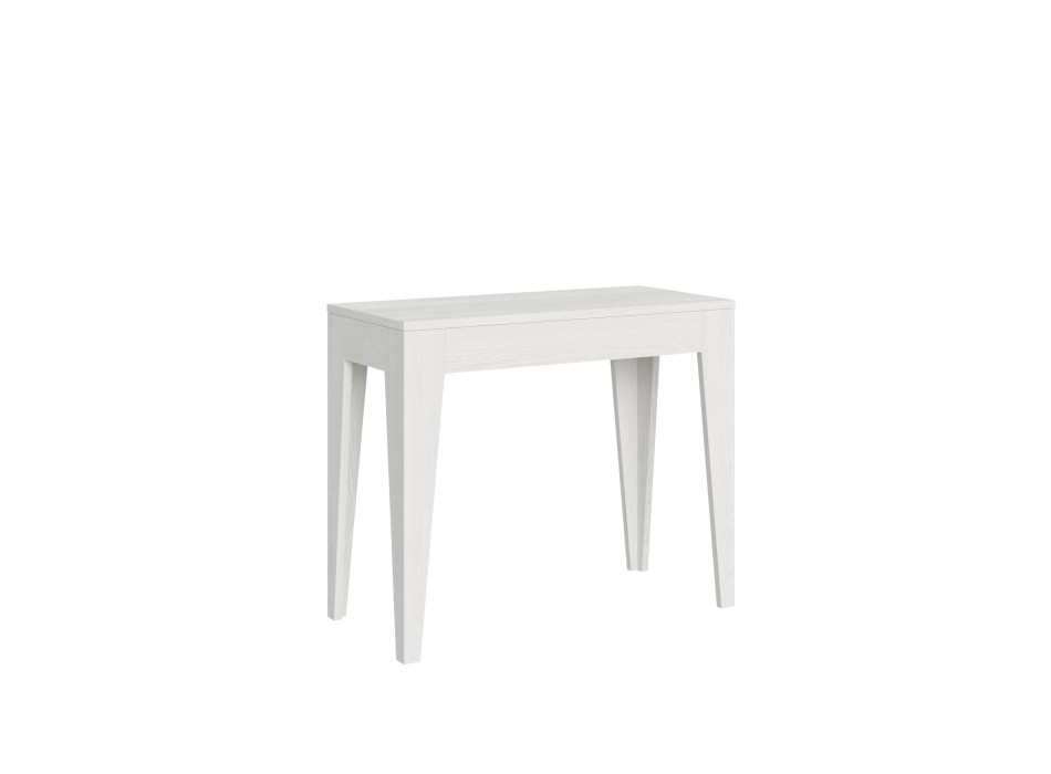 Console Isotta - Console extensible 90x42/198 cm Isotta Small Frêne blanc