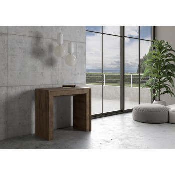 Console Mia - Console extensible 90x42/198 cm Mia Small Frêne blanc