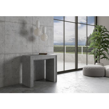 Console Mia - Console extensible 90x42/198 cm Mia Small Frêne blanc