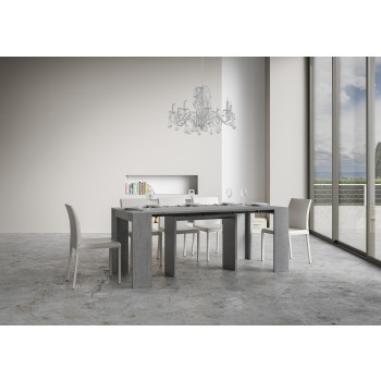 Console Mia - Console extensible 90x42/198 cm Mia Small Frêne blanc