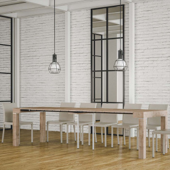 Console de mixage - Console extensible 90x40/300 cm Chêne Nature