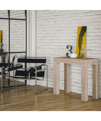 Console de mixage - Console extensible 90x40/300 cm Chêne naturel