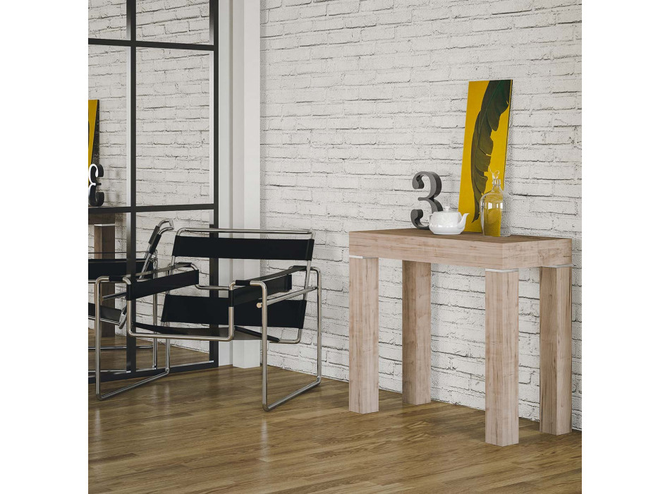 Console de mixage - Console extensible 90x40/300 cm Chêne naturel