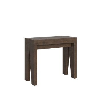 Console Naxy - Console extensible 90x40/196 cm Naxy Small Frêne blanc