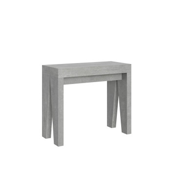 Console Naxy - Console extensible 90x40/300 cm Naxy Frêne blanc