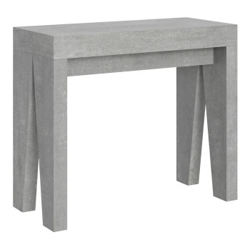 Console Naxy - Console extensible 90x40/300 cm Naxy Frêne blanc