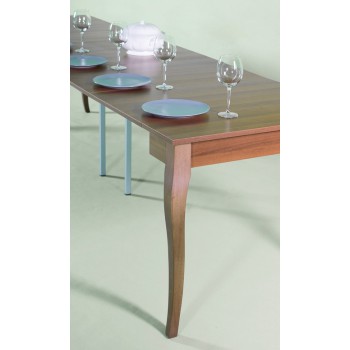 Console Olanda - Console extensible 90x48/308 cm Olanda Frêne blanc