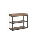Table console extensible 90x40/300 cm Plano Premium structure anthracite