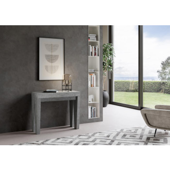 Console Spimbo - Console extensible 90x40/196 cm Spimbo Small Frêne blanc