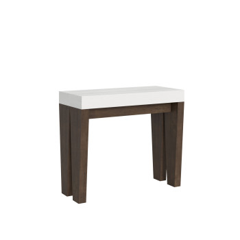Console Spimbo - Console extensible 90x40/196 cm Spimbo Small Frêne blanc