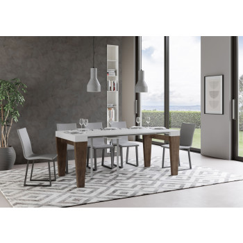 Console Spimbo - Console extensible 90x40/196 cm Spimbo Small Frêne blanc