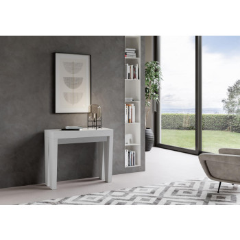 Console Spimbo - Console extensible 90x40/196 cm Spimbo Small Frêne blanc