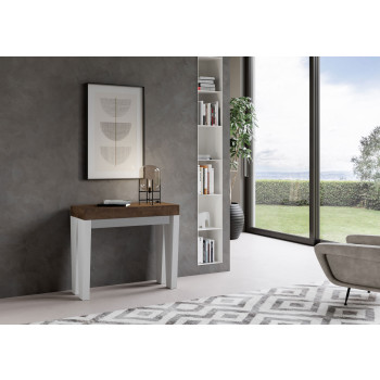 Console Spimbo - Console extensible 90x40/196 cm Spimbo Small Frêne blanc