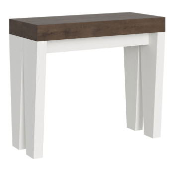 Console Spimbo - Console extensible 90x40/196 cm Spimbo Small Frêne blanc