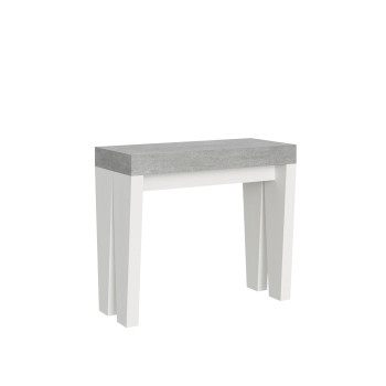 Console Spimbo - Console extensible 90x40/196 cm Spimbo Small Frêne blanc