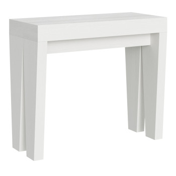 Console Spimbo - Console extensible 90x40/196 cm Spimbo Small Frêne blanc