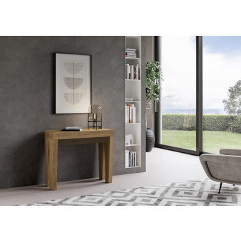 Console Spimbo - Console extensible 90x40/196 cm Spimbo Small Frêne blanc